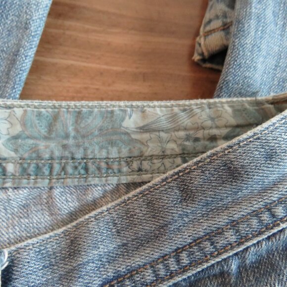 VINTAGE ABERCROMBIE & FITCH Y2K Low Rise Flap Pocket Distressed Jeans - Picture 16 of 16